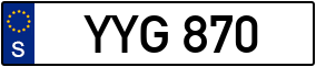 Truck License Plate